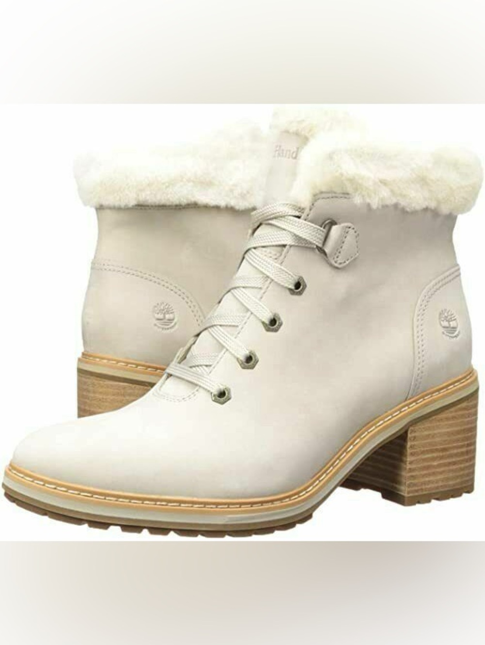 Timberland Sienna High Waterproof Mid Hiker Boot Light Beige Nubuck